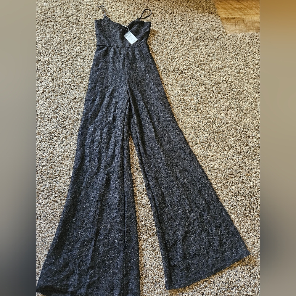 Elegant Black Lace Jumpsuit